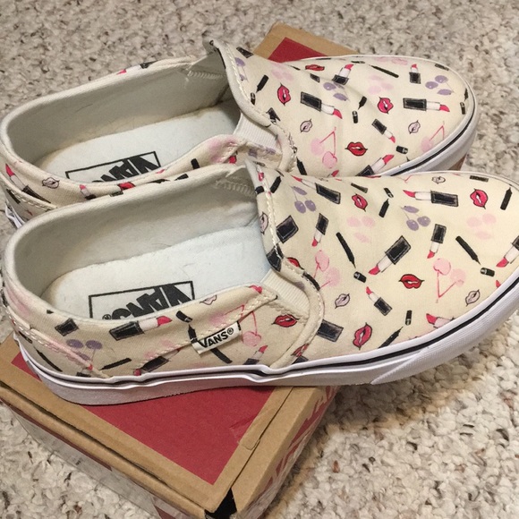 vans asher makeup slip on